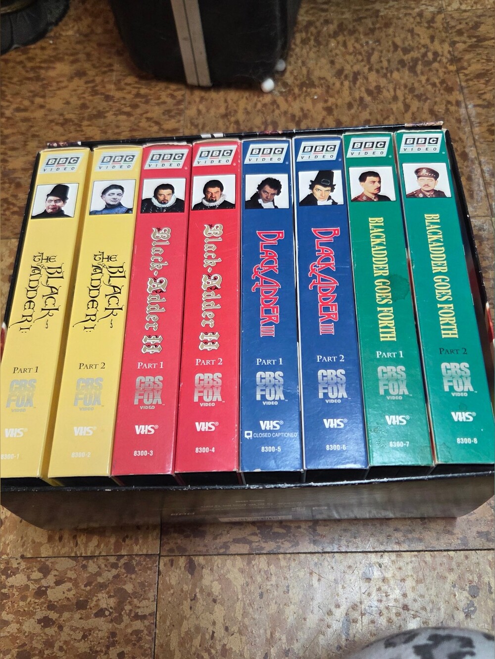The Black Adder Complete Series 8 VHS Boxed Set